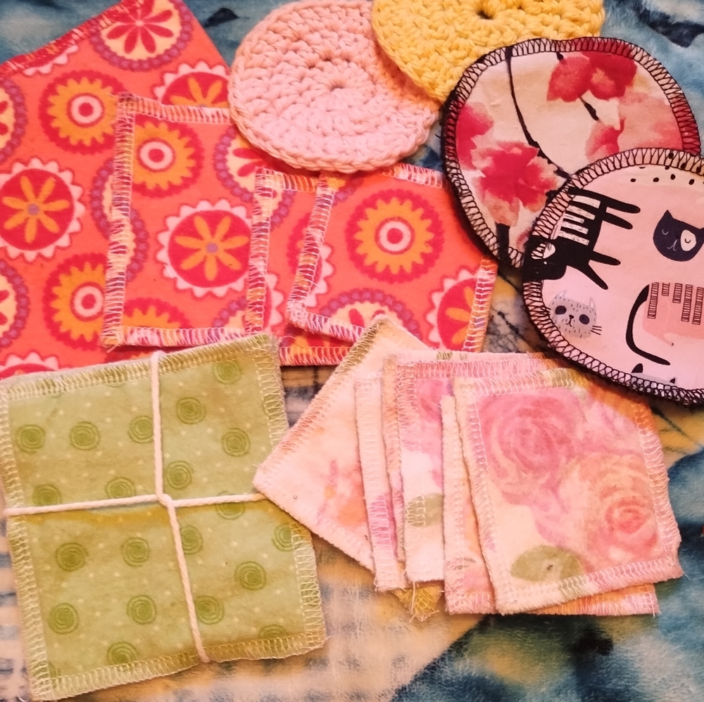 Handmade Reusable Makeup Remover Pads